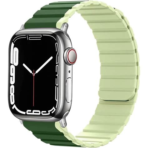 silicone magnetic apple watch band